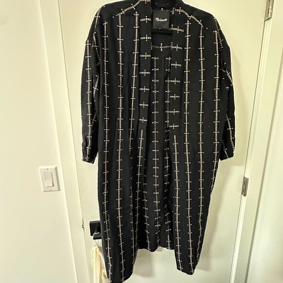 Madewell Robe Jacket in Jacquard Stripe - Picture 2 of 5